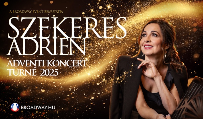 Szekeres Adrien adventi koncert turné 2025 - Jegyek és helyszínek itt!