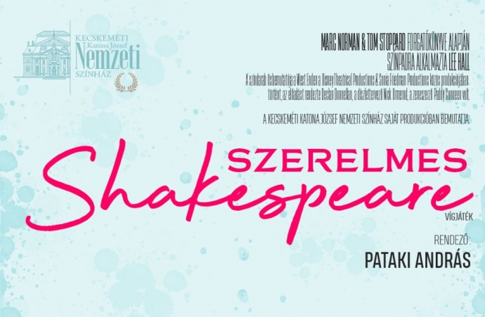 Szerelmes Shakespeare a Kecskeméti Katona József Nemzeti Színházban - Jegyek itt!