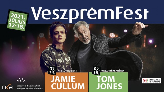 VeszprémFest 2021 - Jön Tom Jones és Jamie Cullum! Jegyek itt!