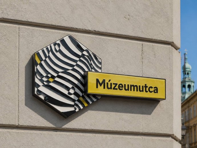 Victor Vasarely művei által ihletett utcanévtáblákat helyeznek ki Pécsen