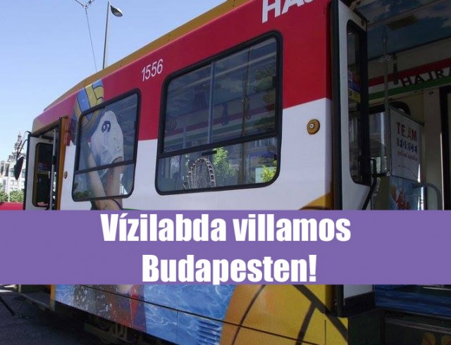 Vizilabda villamos Budapesten! Menetrend és képek itt!