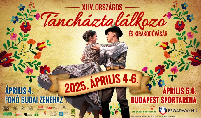 XLIV. Országos Táncháztalálkozó 2025-ben a Papp László Budapest Sportarénában - Jegyek itt!